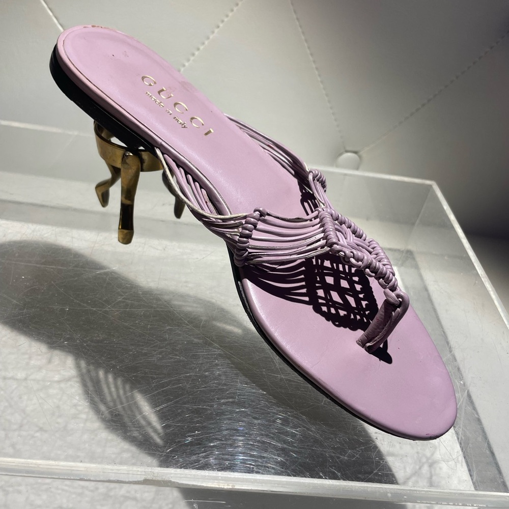 Gucci Women's Purple Sandals - Picture 5 of 13
